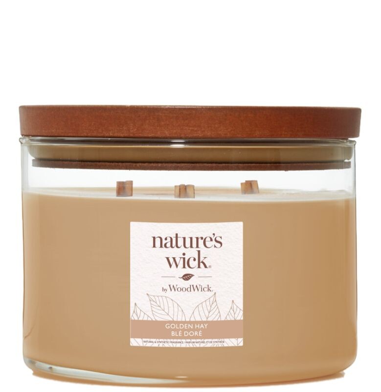 

Ароматическая Свеча Woodwick Natures Wick Golden Hay, 1 шт