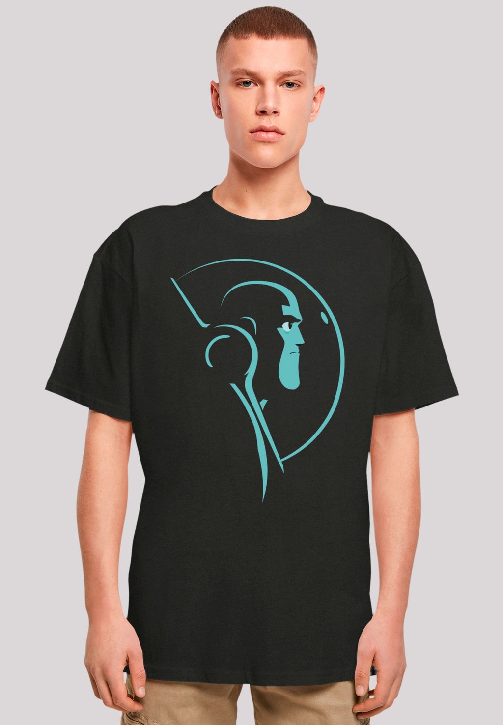 

Футболка с принтом BUZZ LIGHTYEAR SPACE HELMET STARE F4NT4STIC, черный