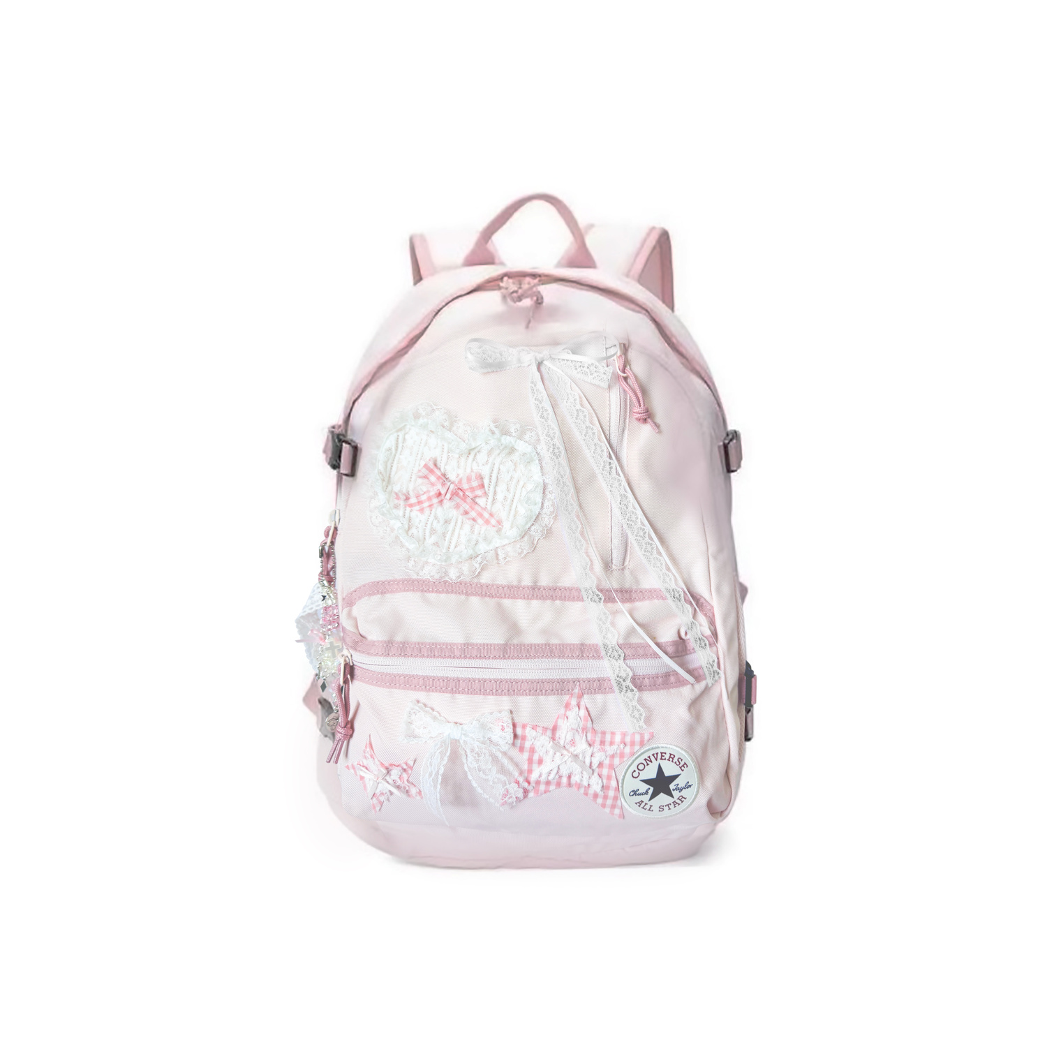 

Converse Прямой рюкзак из полиэстера унисекс розовый, Pink