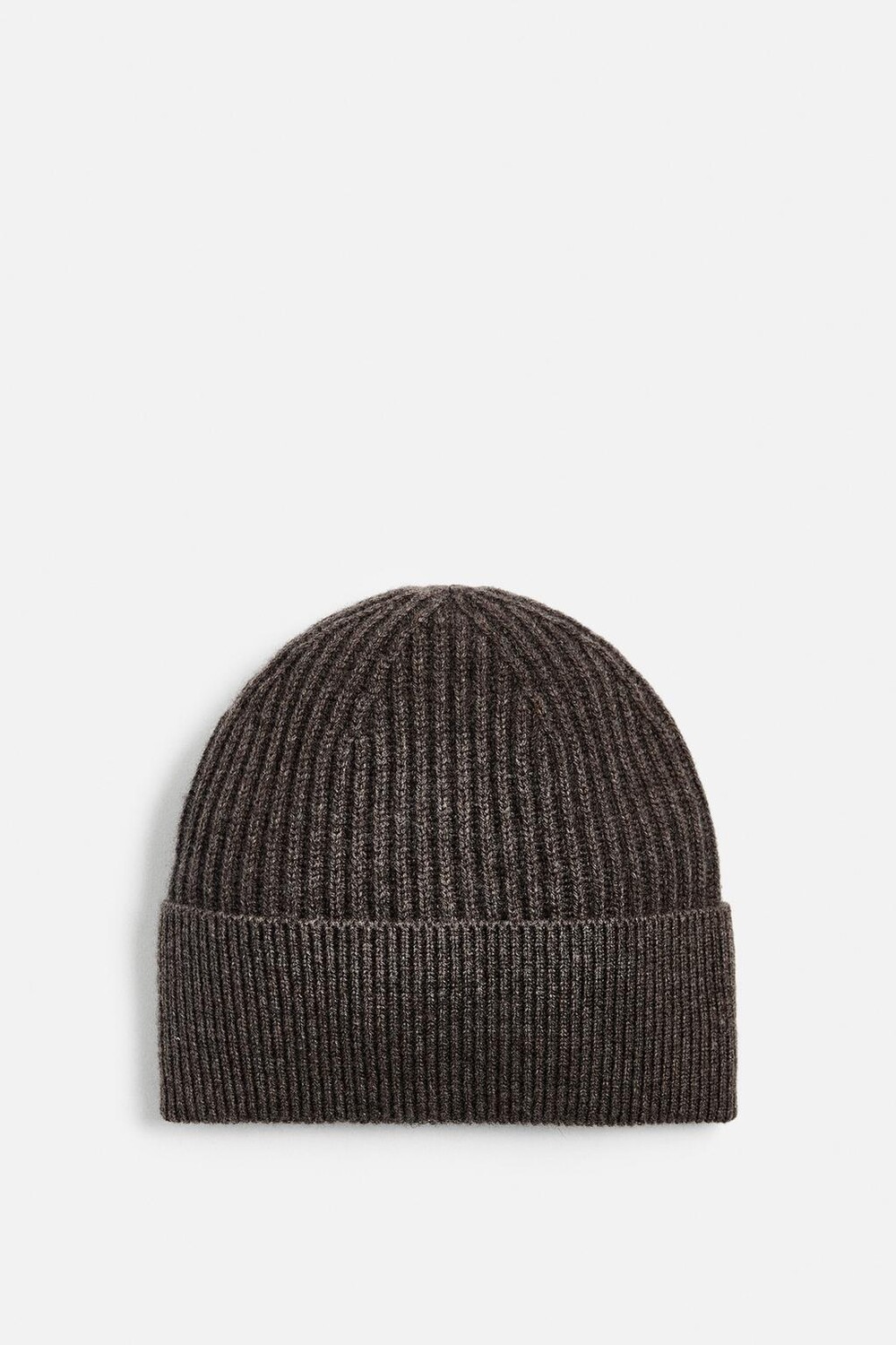 

Шапка из смешанной шерсти ZARA, коричневый