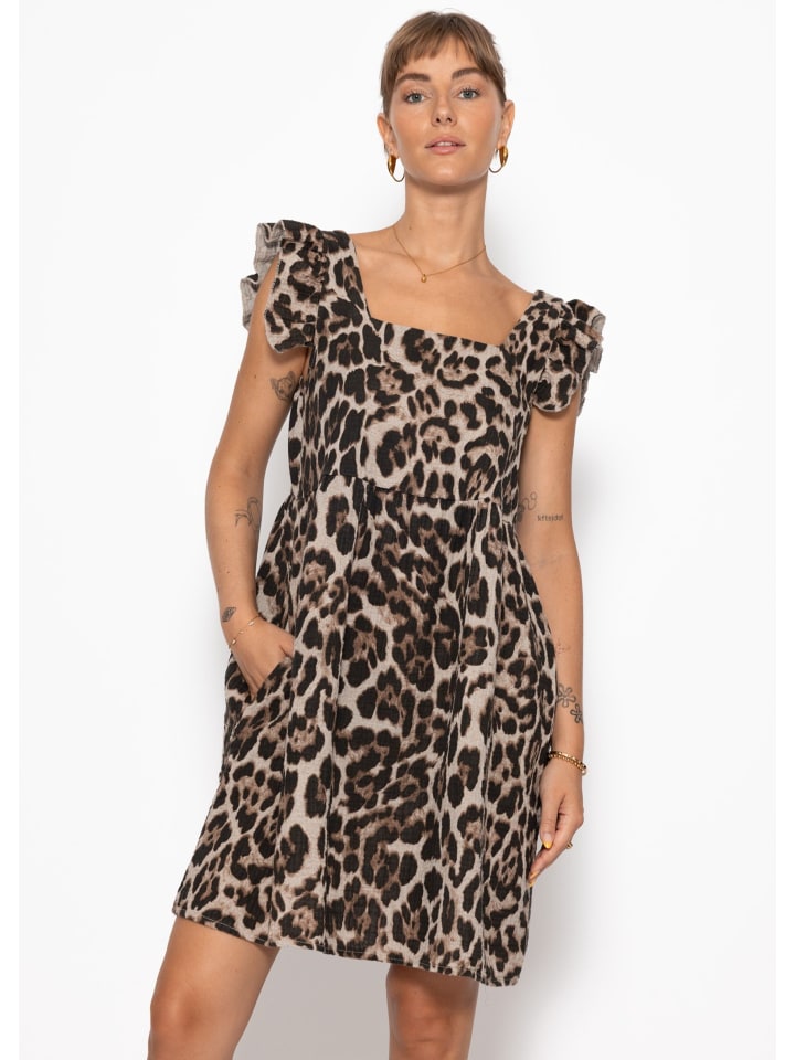 

Короткое платье SASSYCLASSY, бежевый