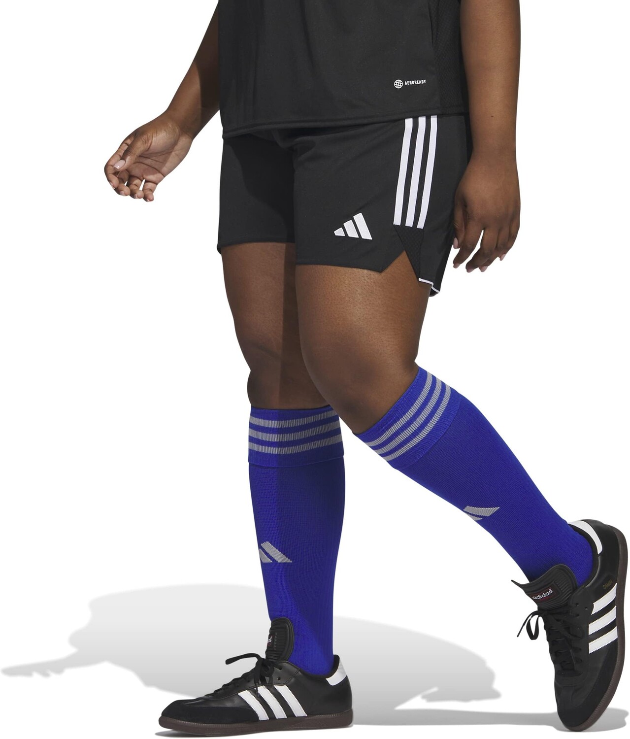 

Шорты больших размеров Tiro 23 adidas, цвет Black/White
