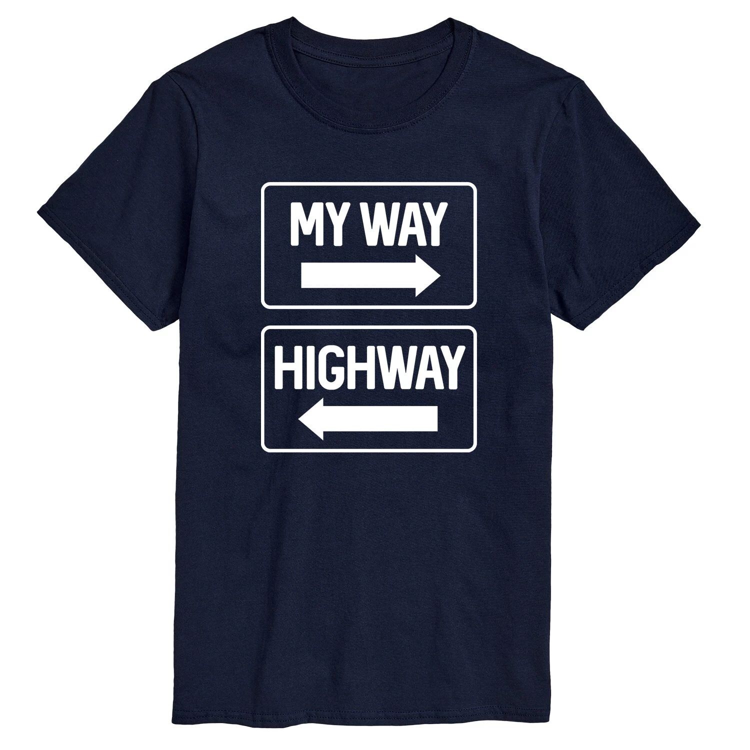 

Мужская футболка My Way Highway Licensed Character