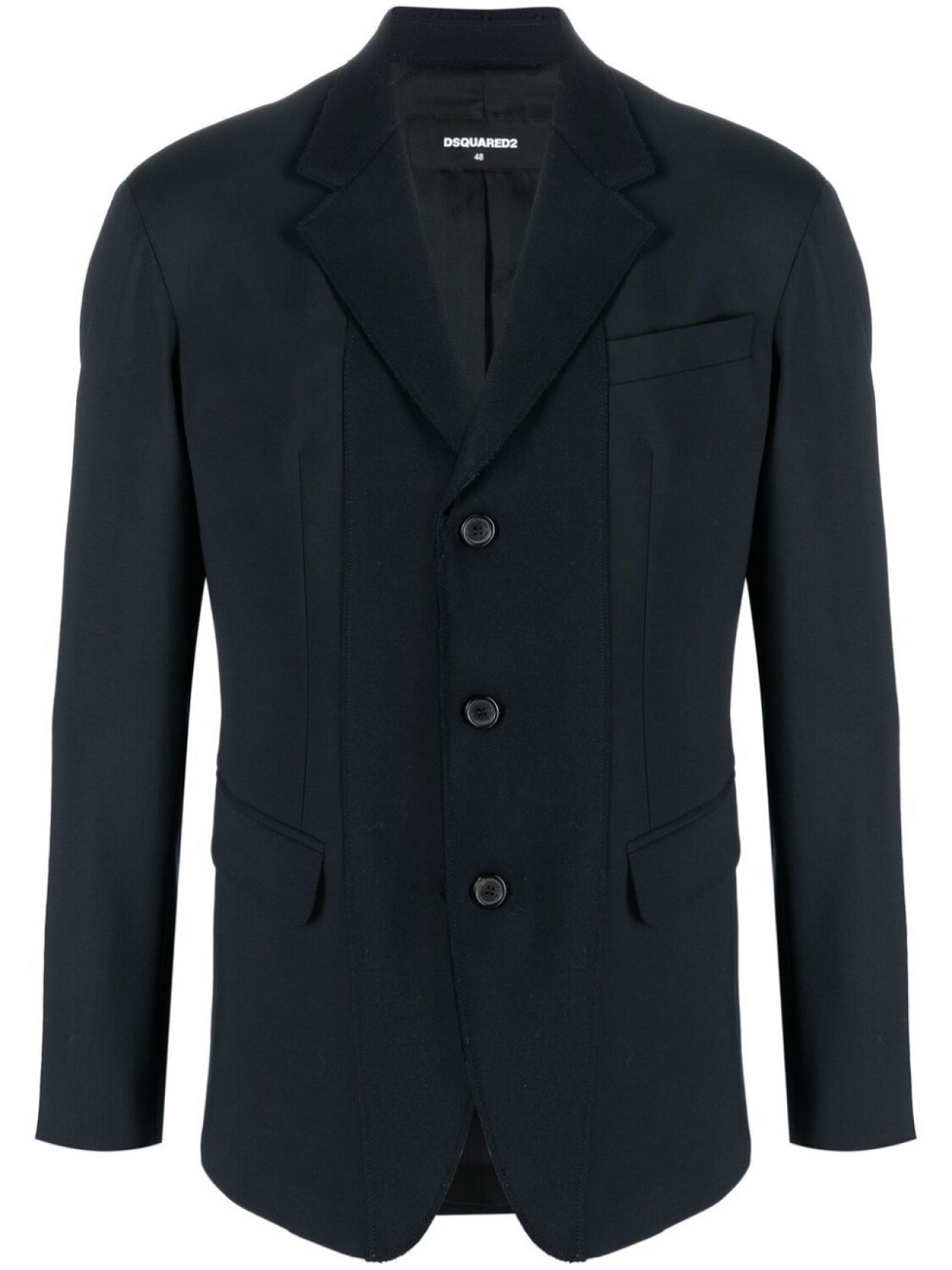 

Dsquared2 tailored single-breasted blazer, синий