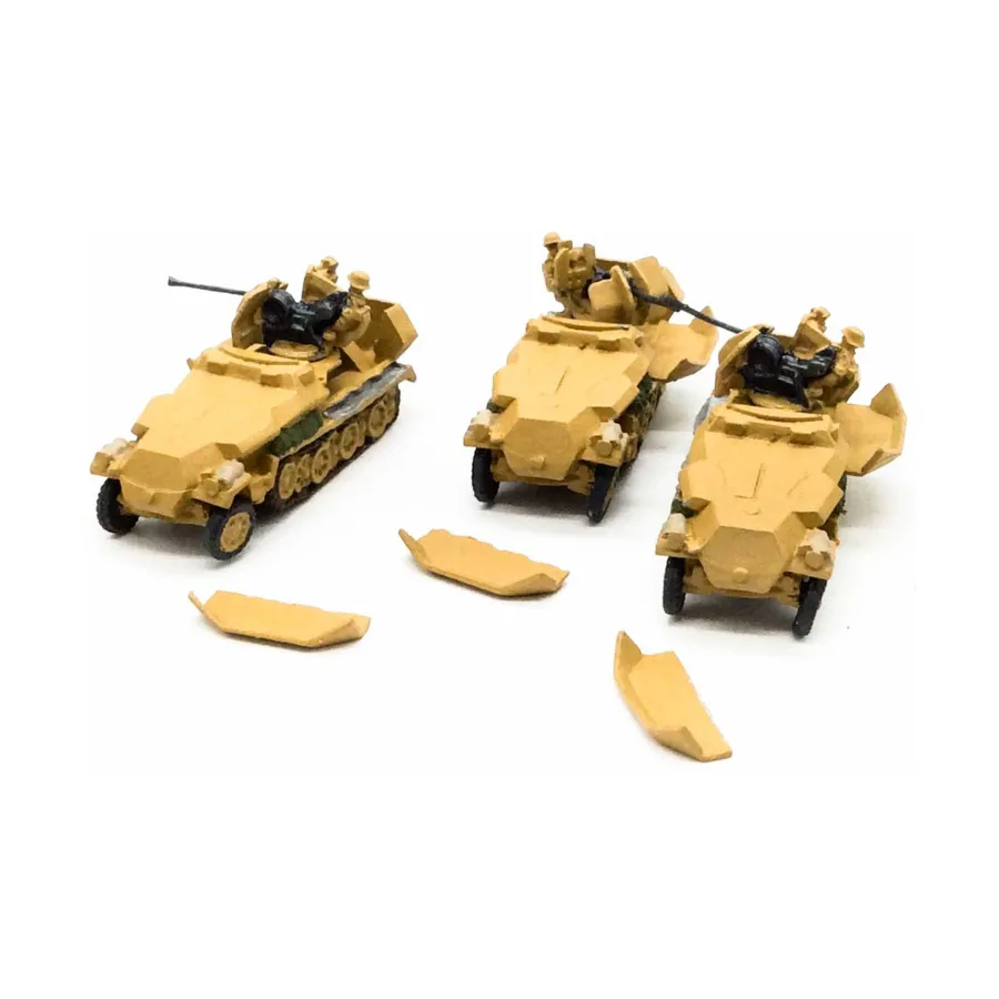 

Сд. Кфз. 251 Flak Halftrack, коллекция № 1, WWII Command Decision Miniatures - Germany - Loose Miniatures (15mm) (Old Glory)