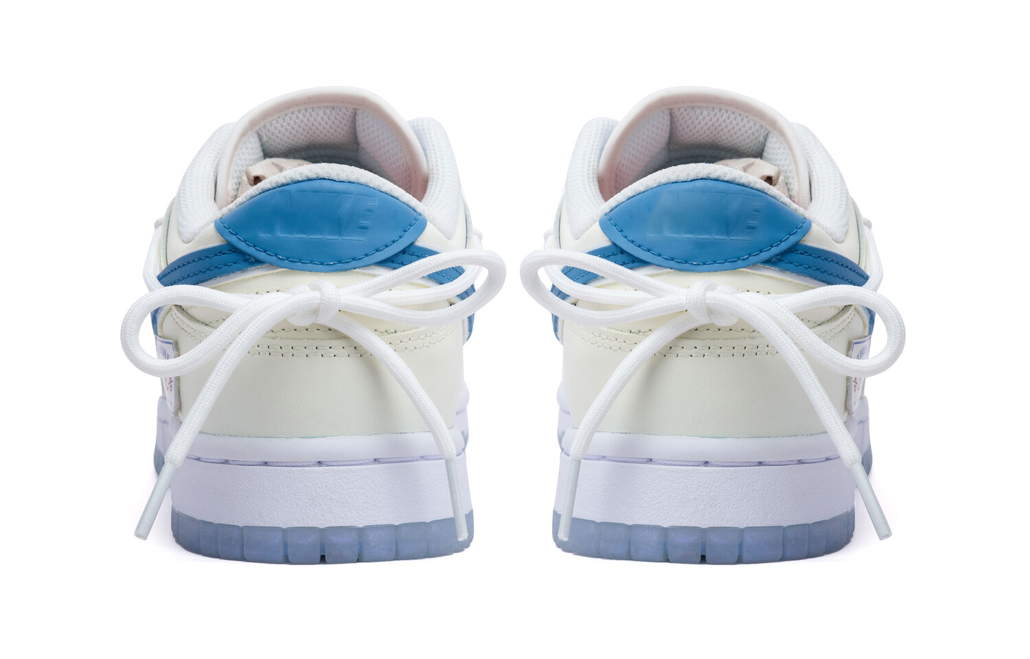 

Кроссовки Nike Dunk Skateboard Shoes Women's Low-Top Beige Yellow/Blue