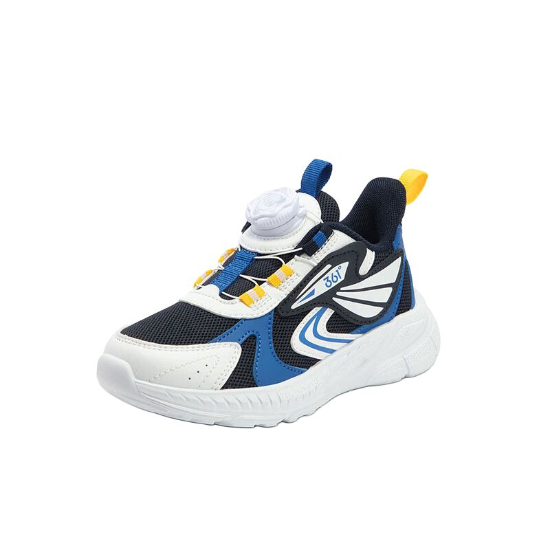 361°KIDS Износостойкие низкие детские кроссовки Blue White Black для детей 3-7 лет — фото 4