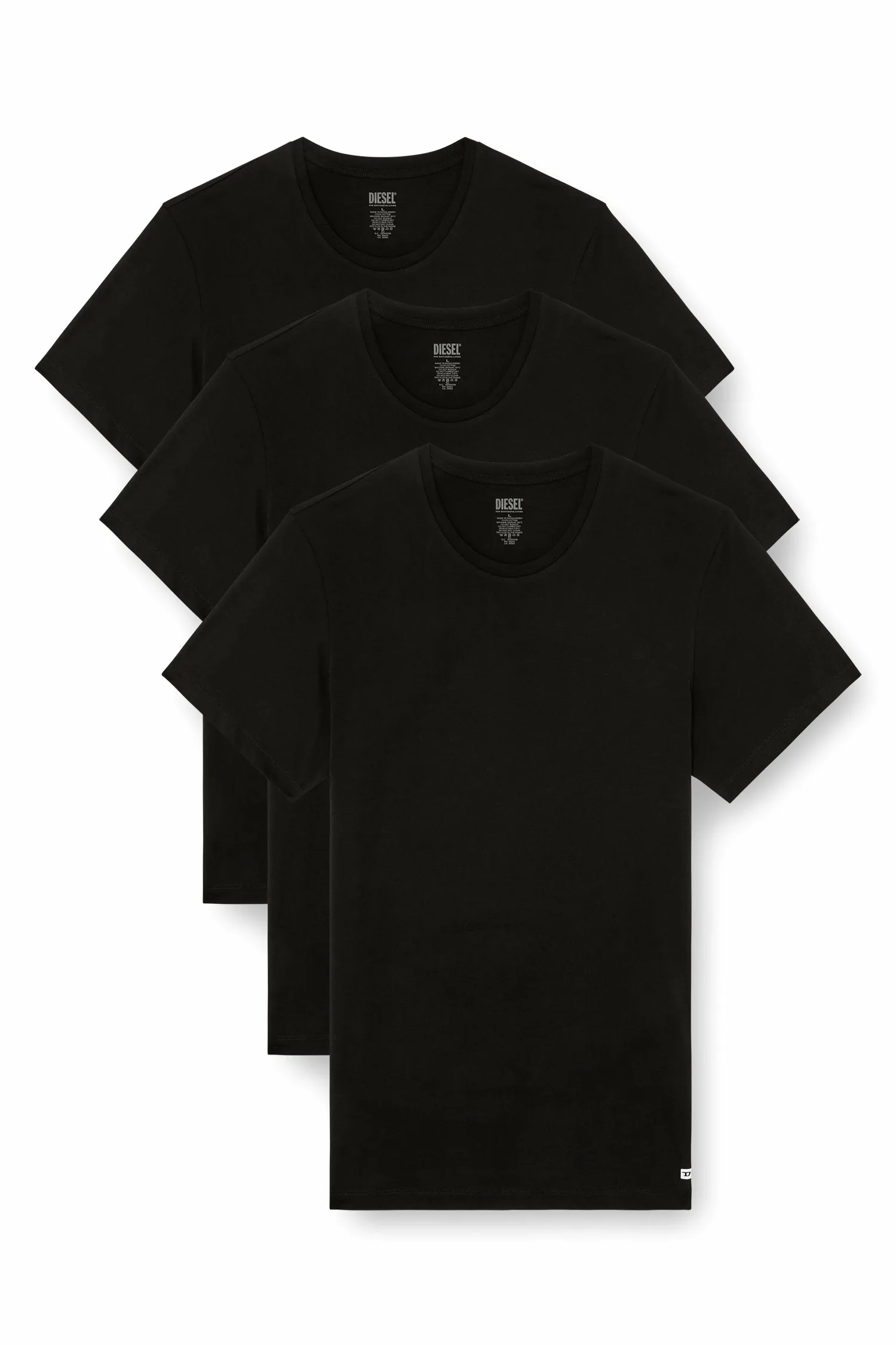 Мужская футболка, 3 штуки, RANDAL-D-BOX-3PACK Diesel, black