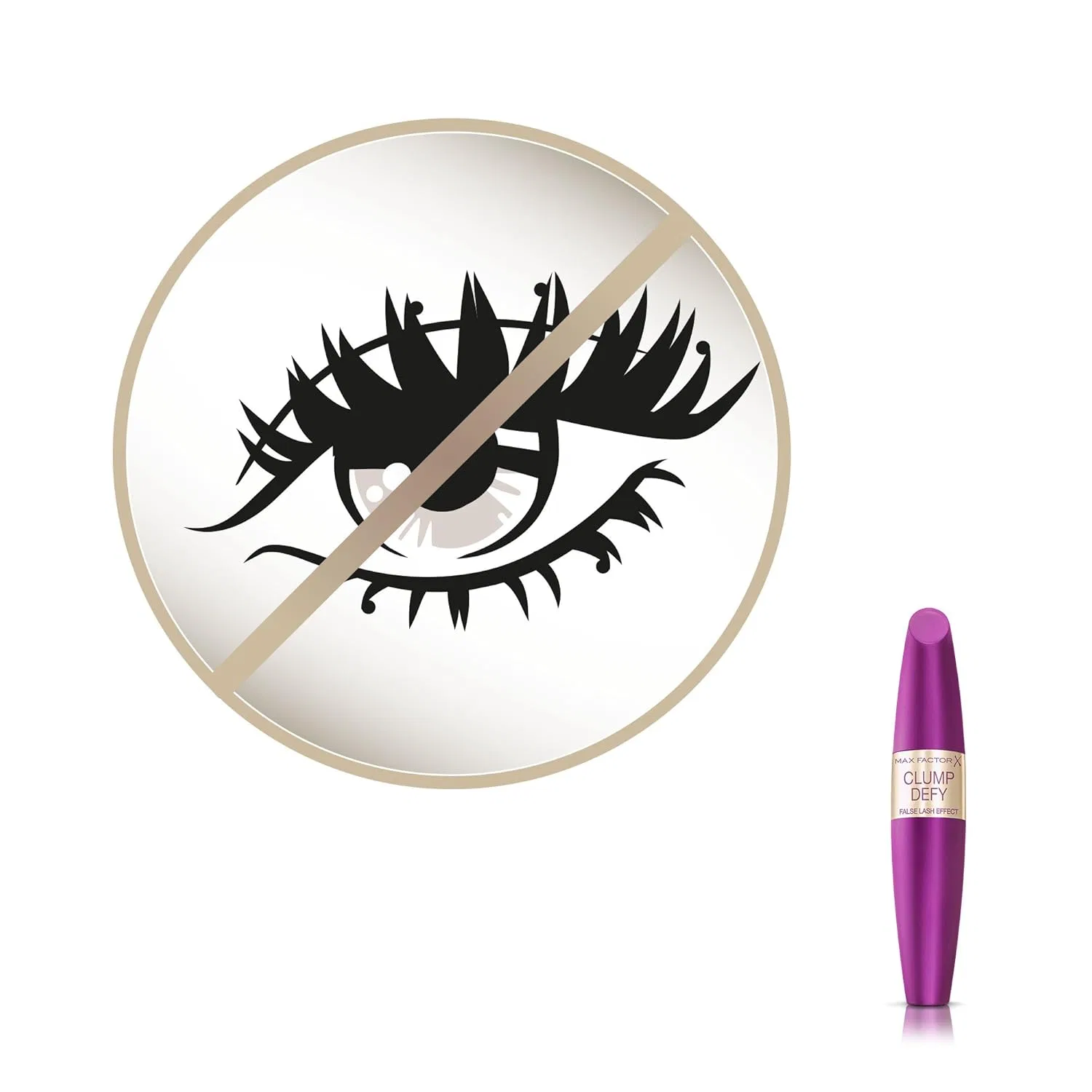 Тушь для ресниц Max Factor Clump Defy Volumising Mascara, черно-коричневая, 13 мл Max Factor, Black — фото 3