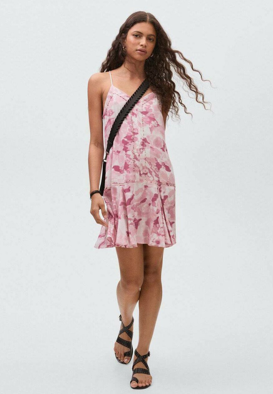 

Повседневное платье HORIZON Mango Kids, фуксия