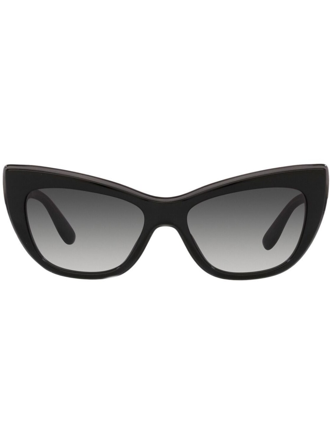 

Dolce & Gabbana Eyewear солнцезащитные очки в оправе 'кошачий глаз' с логотипом, черный