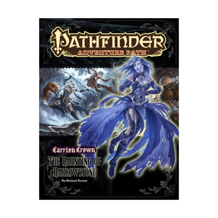 

#43 "Carrion Crown #1 - The Haunting of Harrowstone", Pathfinder Roleplaying Game (1st Edition) - Adventure Path #031 - #060, мягкая обложка