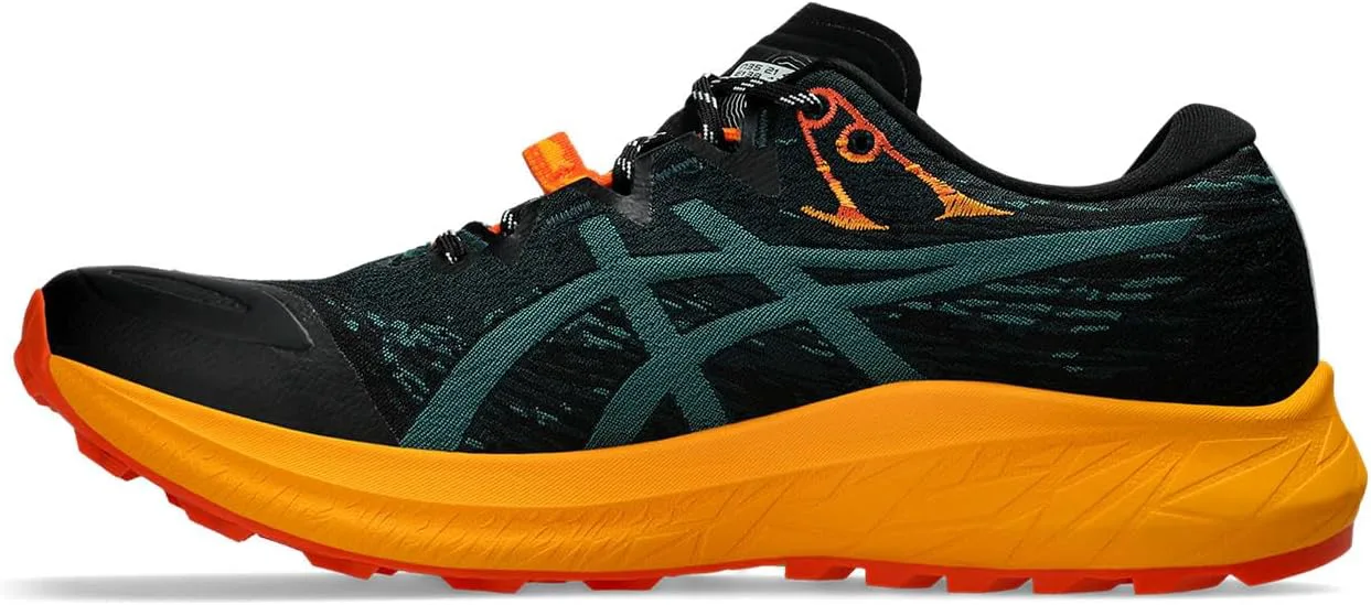 Мужские беговые кроссовки Asics Fuji Lite 5, зеленый — фото 4