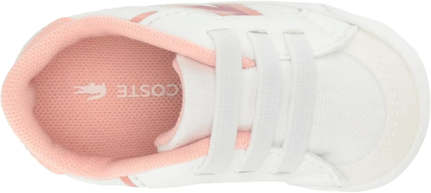 Кроссовки Lacoste Kids L004, белый/черный — фото 3