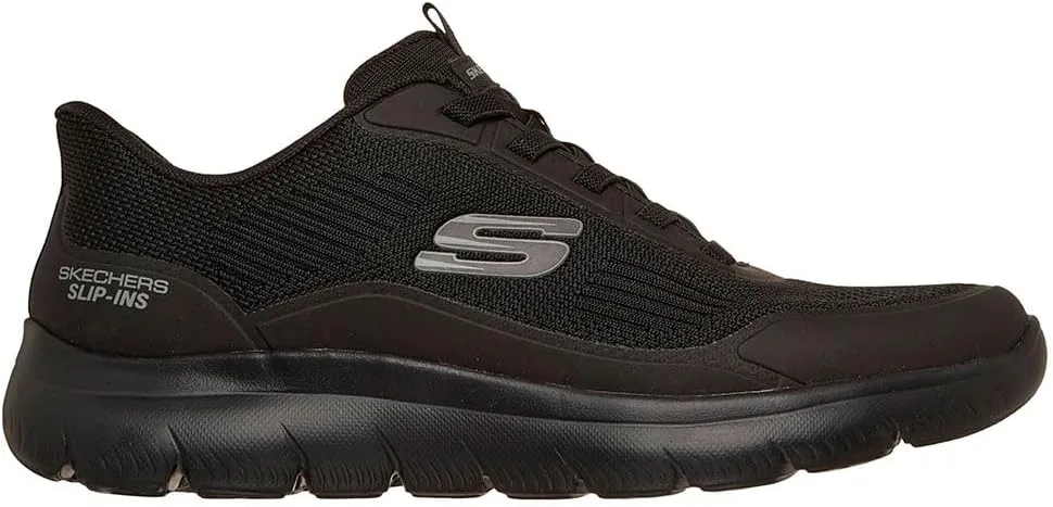 Мужские кроссовки Skechers Summits Leyter Hands Free без шнурков, черный