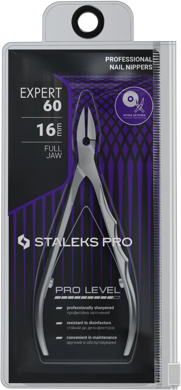 Кусачки для кутикулы STALEKS PRO Expert 60 NE-60-16, длина лезвия 16 мм Staleks Pro — фото 2