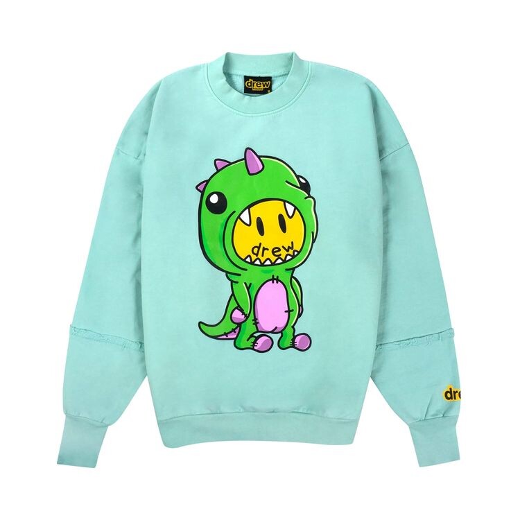 

Толстовка Drew House Dinodrew Crewneck Mint, зеленый
