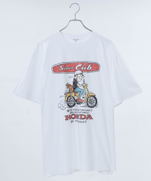 

Футболка с принтом, крой оверсайз JOHN'S CLOSET, белый