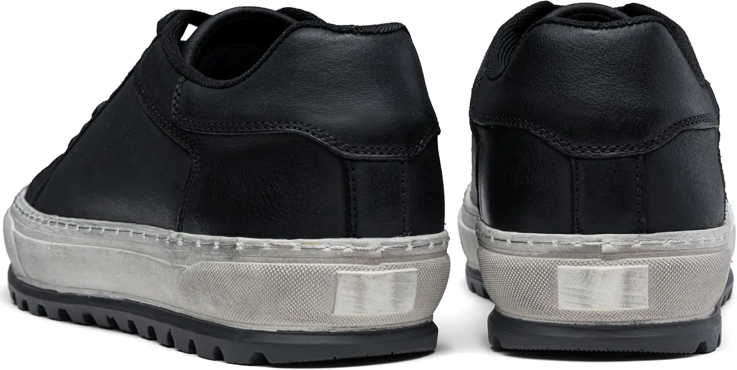 

Мужские кожаные повседневные туфли Jousen для мужчин, модные кроссовки, деловые повседневные туфли, черный