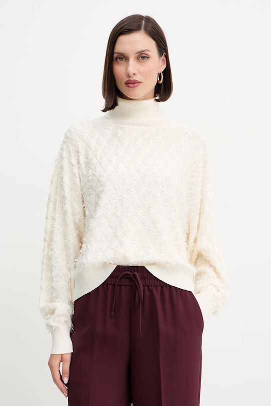 

Свитер из смесовой шерсти Twinset, бежевый