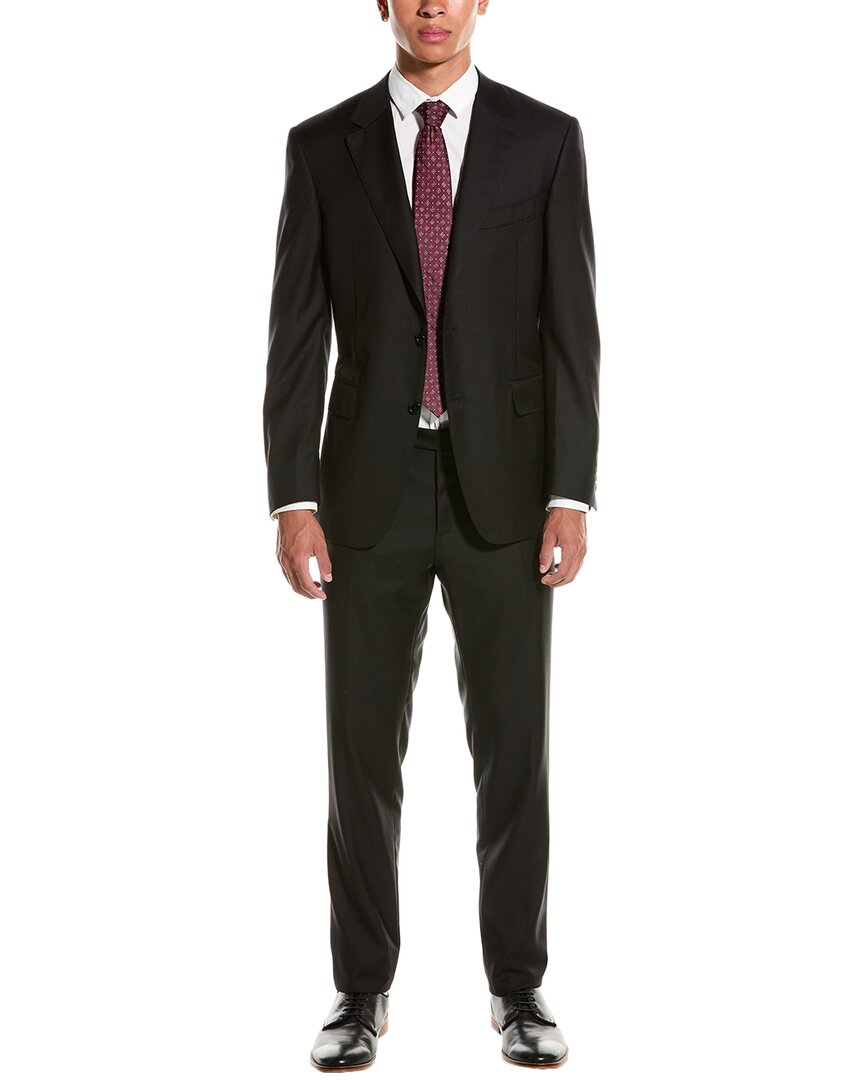 

Костюм из 2 предметов из шерсти Canali, черный