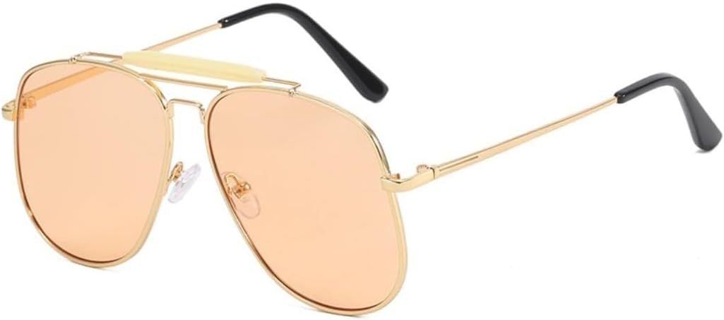 

Солнцезащитные очки с защитой UV400 | Большая оправа, металлические петли | Для женщин и мужчин, для занятий спортом на открытом воздухе и путешествий (золотисто-оранжевый) PNTRBCK, Golden Orange