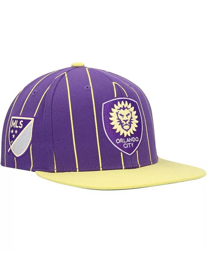 

Мужская фиолетовая кепка с булавкой Orlando City SC Team Snapback Mitchell & Ness, фиолетовый