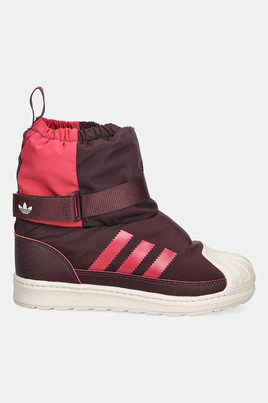 Детские зимние ботинки SUPERSTAR 360 WTR BOOT Adidas Originals, бордовый — фото 2