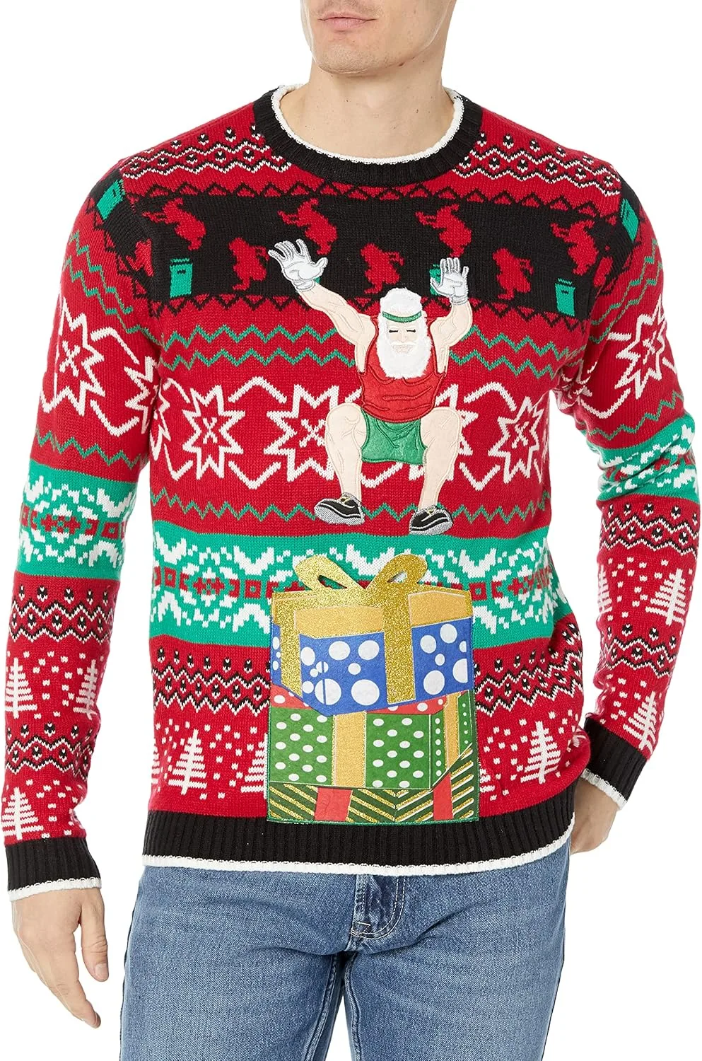 

Blizzard Bay мужской длинный свитер Ugly Christmas