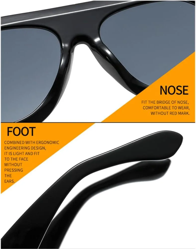 

Солнцезащитные очки MTONY для женщин, защита от УФ-излучения UV400, ретро-стиль, заклепки, градиентный дизайн; мужские круглые солнцезащитные очки, Black Grey