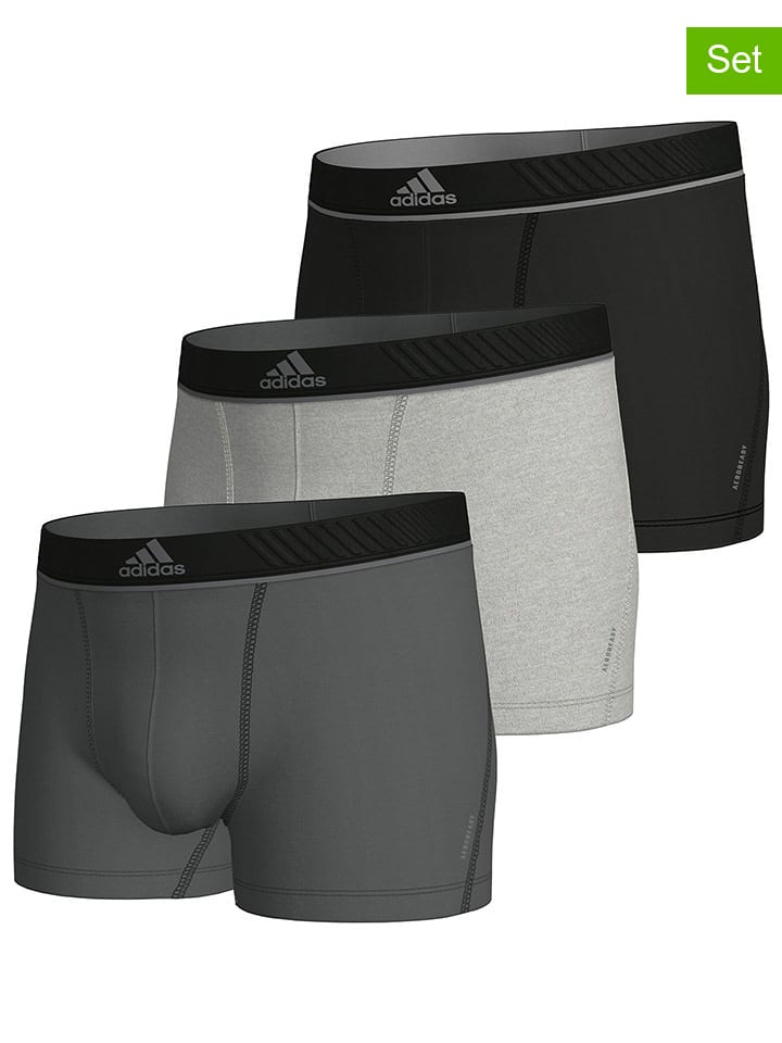 

Трусы боксеры adidas, цвет schwarz/grau/anthrazit