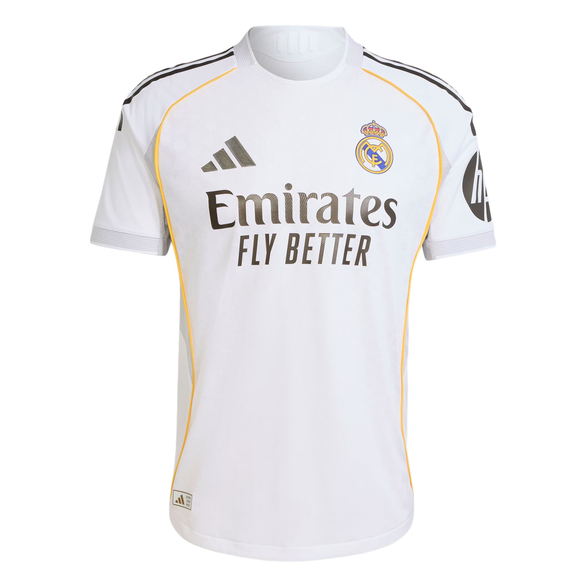 

Футболка Real Madrid 25/26 Home Authentic с доставкой для участников AdiClub Adidas, белый