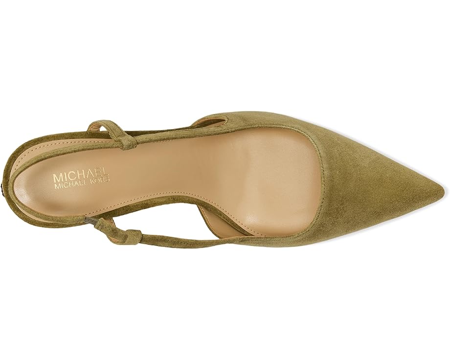 Туфли MICHAEL Michael Kors Alora Mid Sling, цвет Safari Green — фото 2