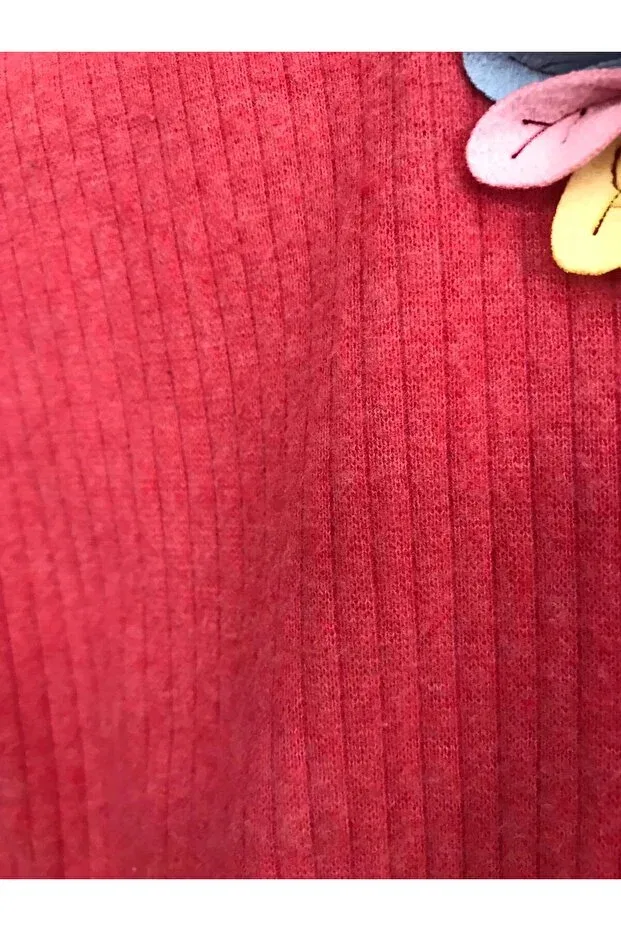 Детский костюм для девочек с цветочным принтом Gülüce Butik, Puppy Mouth Pink — фото 4