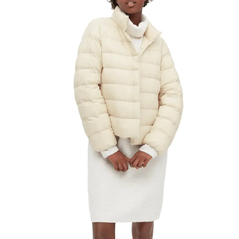 

Пуховик женский Uniqlo Ultra light down, молочный, Белый, Пуховик женский Uniqlo Ultra light down, молочный
