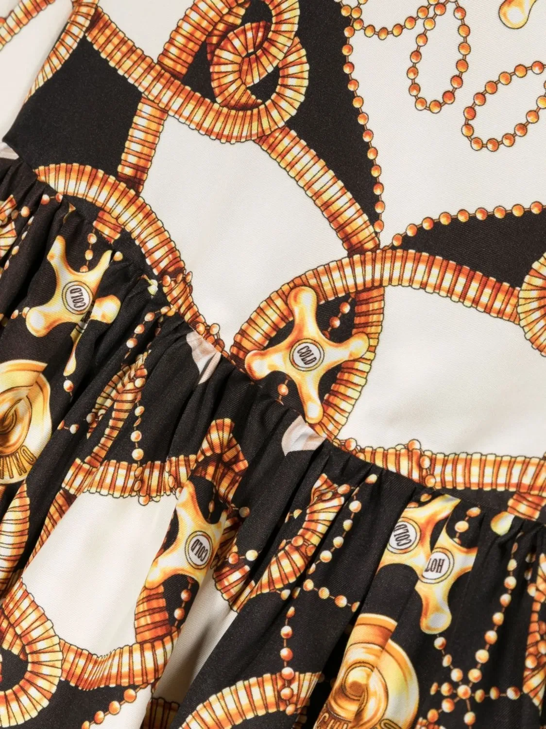 Платье с барочным принтом Moschino, белый — фото 2