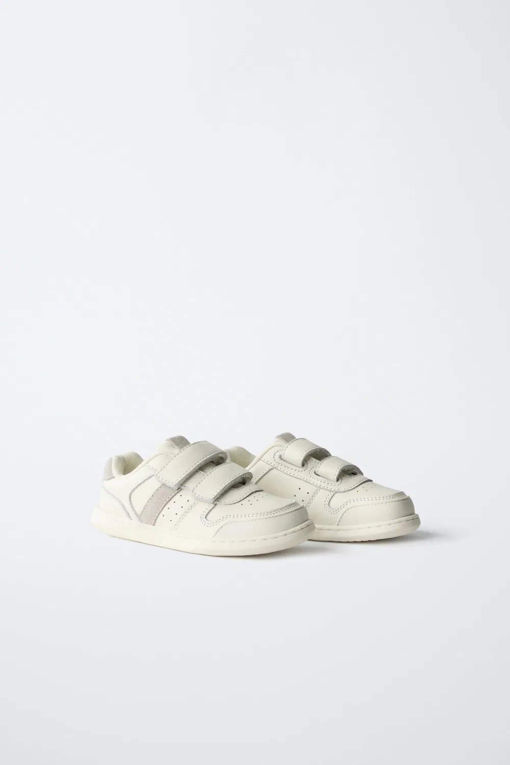 Кожаные кроссовки для босиком ZARA, White — фото 2