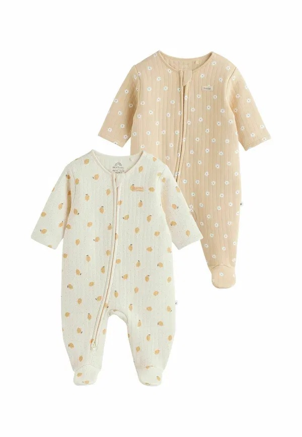 Комплект боди с принтом Regular fit Next, yellow, желтый