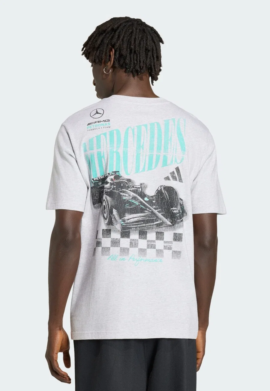 Спортивная футболка ADIDAS PERFORMANCE Performance Shirt светло-серого цвета — фото 2