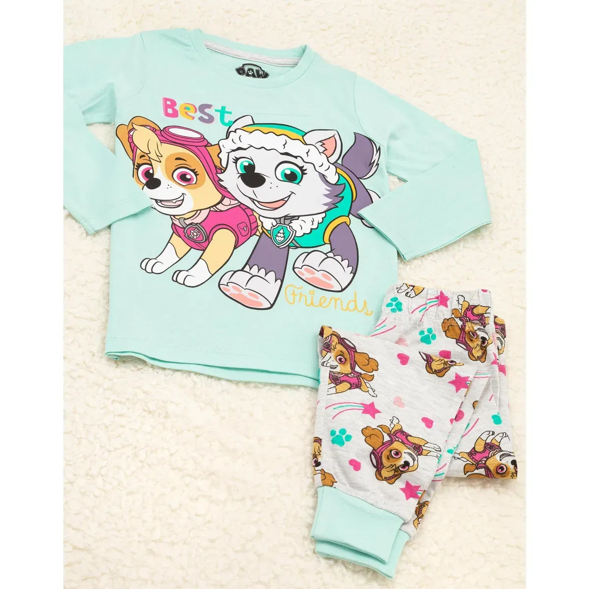 Детская пижама для девочек с длинным рукавом Skye & Everest Paw Patrol, Blue — фото 2