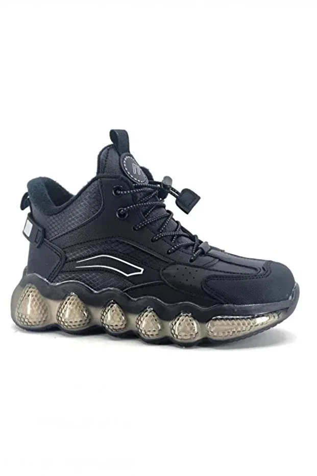 Детские ботинки для девочек на плоской подошве Edi Boy's Boots Cool, Black