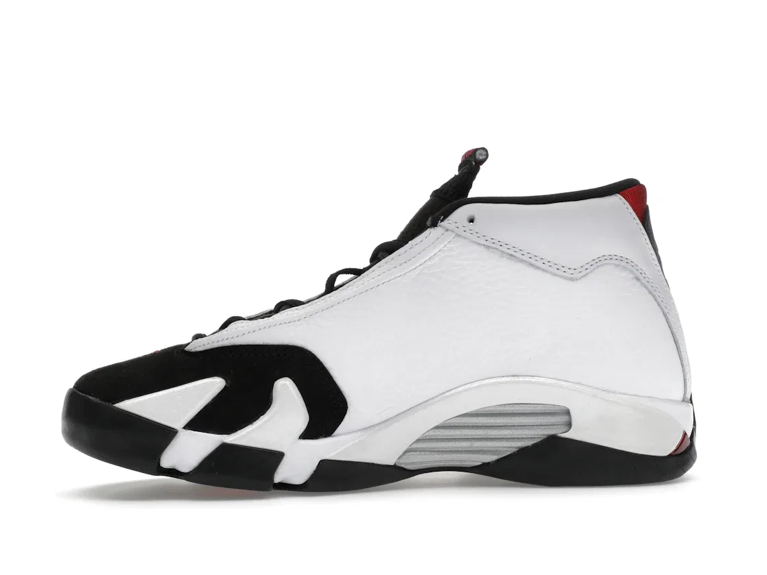 Детские кроссовки с принтом Jordan 14 Retro, White/Varsity Red/Black/Metallic Silver — фото 3