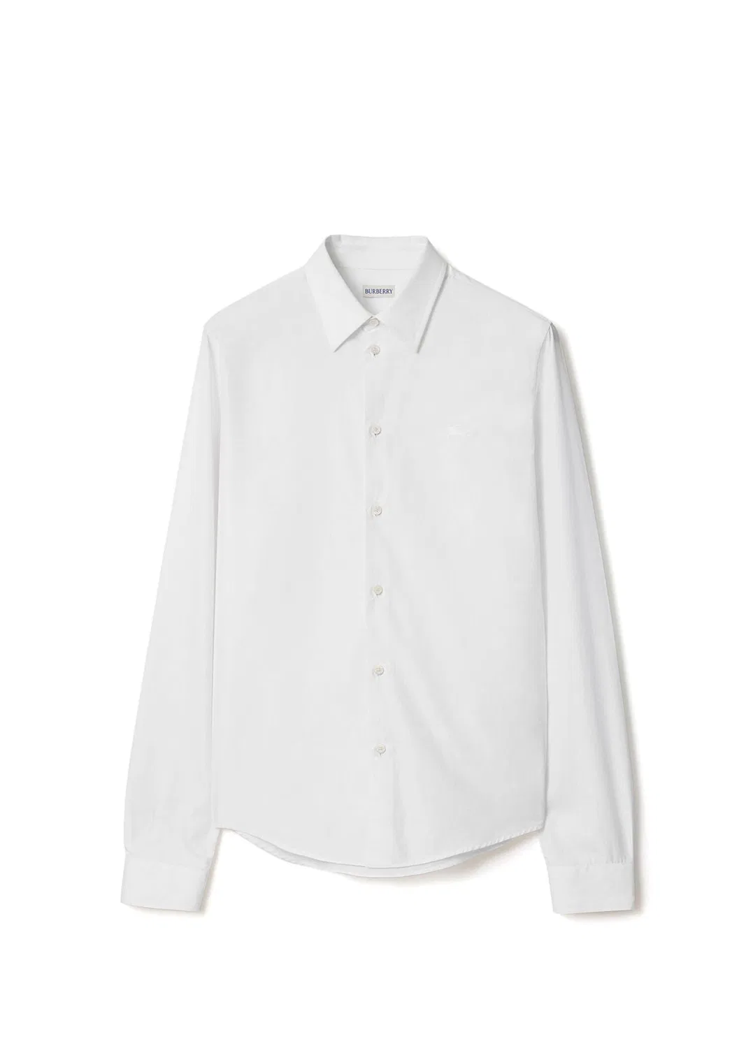 Рубашка Burberry Classic Fit, хлопковый поплин, белый