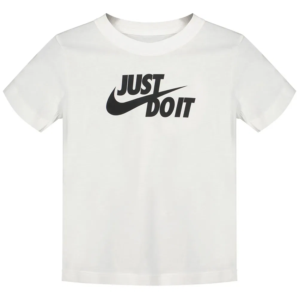 Детская футболка хлопковая Nike Sportswear, White — фото 3