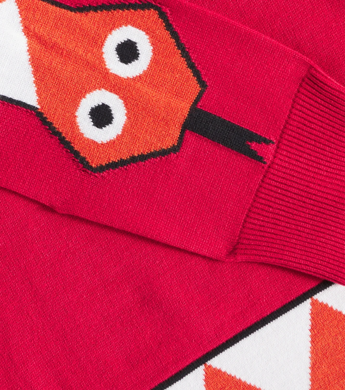 Свитшот хлопковый Stella Mccartney Kids, красный — фото 2