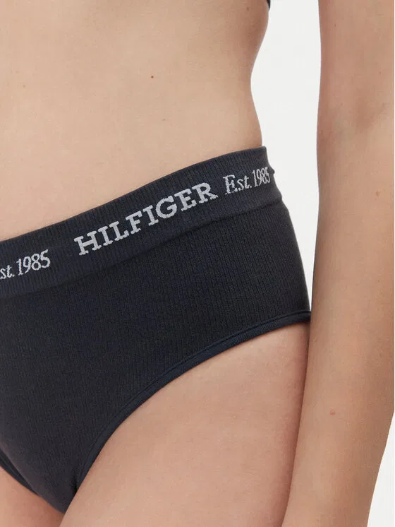 Классические трусы с высокой талией Tommy Hilfiger, темно-синий — фото 4