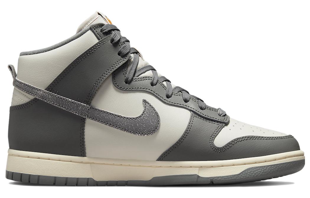 Кроссовки Nike Dunk High Vintage, белый/серый — фото 2