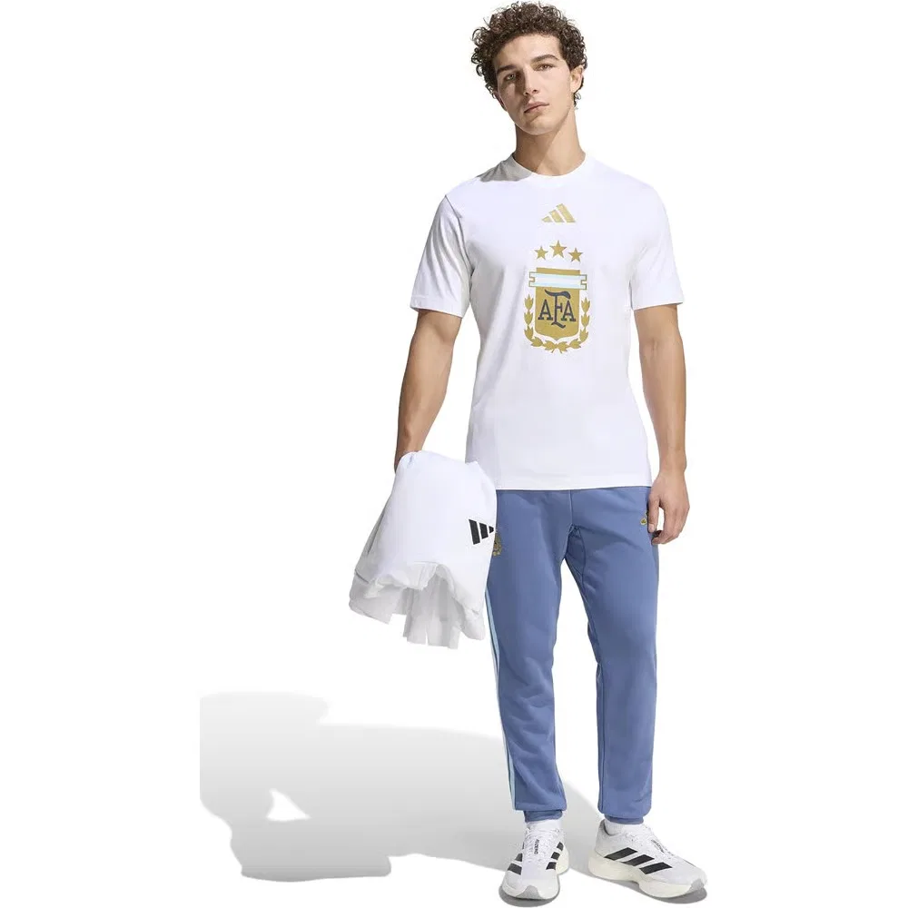 Мужская футболка Argentina DNA Adidas, White — фото 4