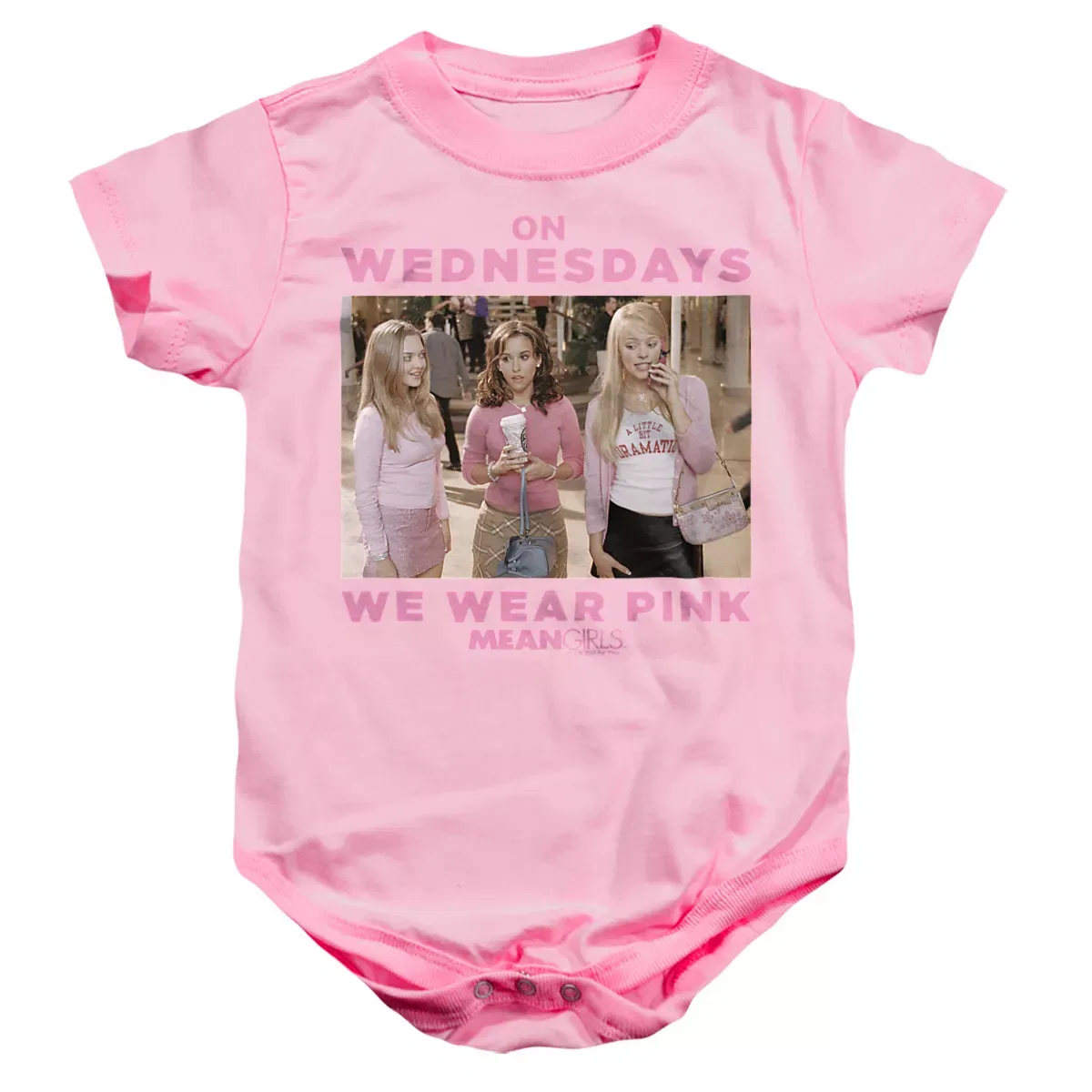 Детское боди с коротким рукавом Mean Girls, Pink