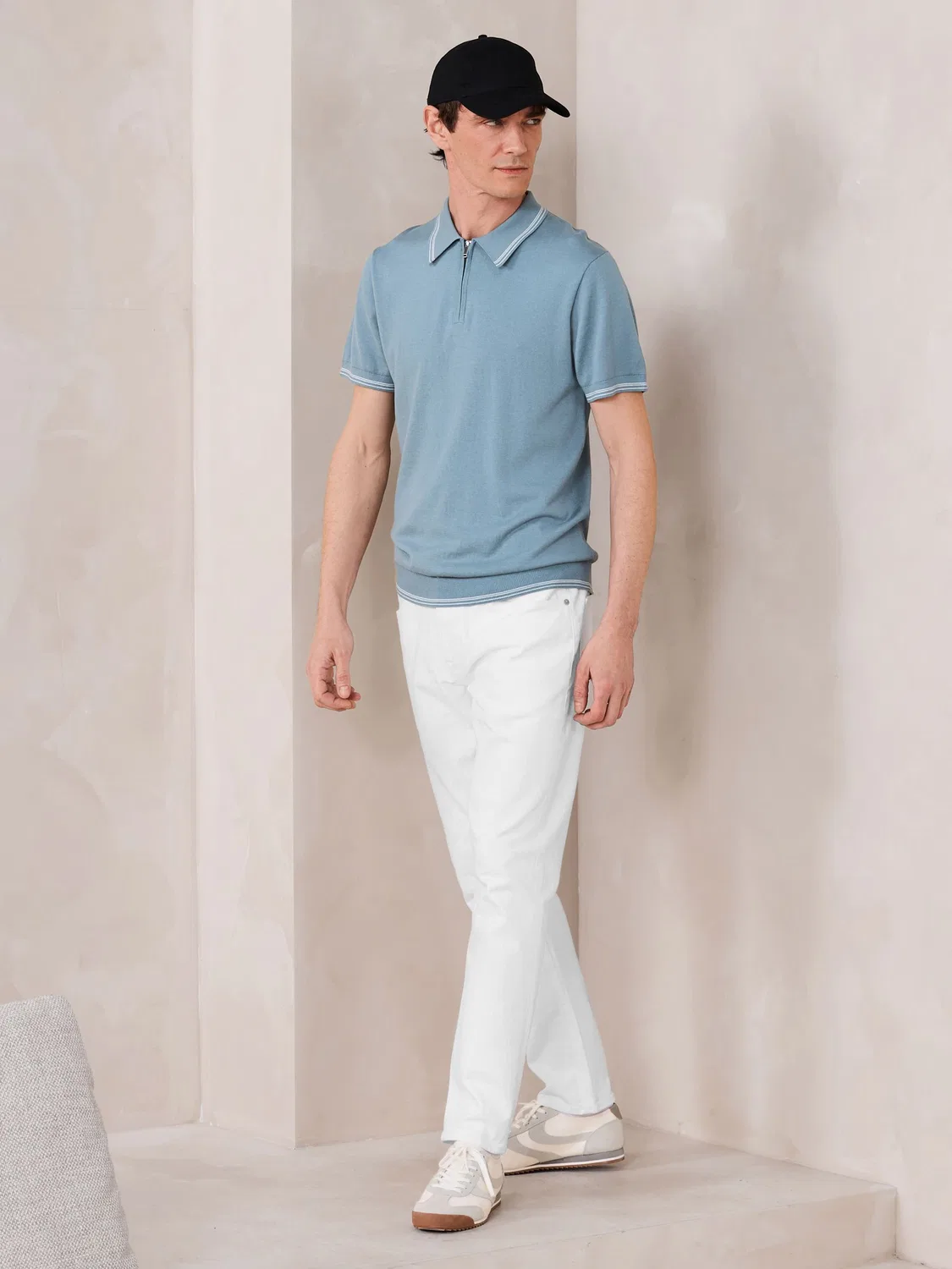 Джинсы Regular Tapered Fit N. Premium Next, белый